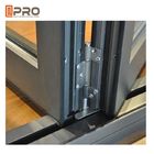 Dobradura de vidro dobrável exterior de alumínio da certificação do ISO das portas das portas deslizantes da dobra do Bi que desliza portas do pátio