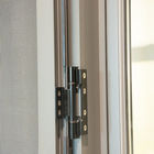 Janelas de batente niveladas de alumínio opcionais da cor com a janela de alumínio dobro da janela de faixa do caixilho da rede de arame da segurança