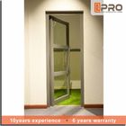 Porta de vidro moderada do período de longa vida, tipos de alumínio modernos dobradiças exteriores das dobradiças de porta do chuveiro das portas do balanço dobro