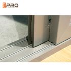 O sistema de alumínio das portas de vidro de deslizamento do anti ruído de Austrália personalizou o DESLIZAMENTO da PORTA de CELEIRO da porta da porta de deslizamento do tamanho