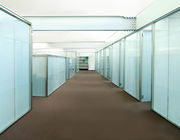 O pó revestiu o quadro modular de vidro das paredes de separação do escritório de 12mm ou o estilo Frameless
