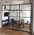 Separação de vidro moderna da separação do espaço de escritórios com porta deslizante