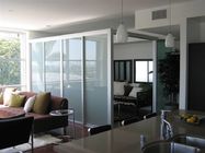 Separação de vidro moderna da separação do espaço de escritórios com porta deslizante