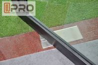 Portas de alumínio de vidro transparentes do pivô para a porta de exterior residencial do pivô da porta da rua do pivô da tensão do ar, dobradiça do pivô