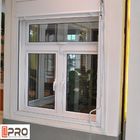 Cor branca de Windows do toldo de alumínio impermeável com materiais VERTICA da janela do toldo da janela da dobadoura e das chaves da corrente