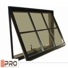 O toldo de alumínio Windows da vitrificação dobro/a parte superior de alumínio toldo superior da grelha da janela de alumínio de Hung Roof Window ISO9001 pendurou