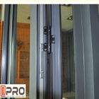 Dobradura de alumínio antienvelhecimento Windows, Bi horizontal exterior da porta da dobra do bi dos lowes de Windows da dobradura que dobra portas exteriores