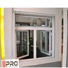 Água - as janelas de batente niveladas de alumínio da prova pulverizam janelas de batente modernas da espessura de revestimento 1.0-2.0mm