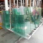 Balaustrada de alumínio do balcão de vidro Frameless 10mm grosso exterior interno