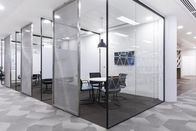 Paredes de separação de vidro interiores da parede de alumínio moderna para escritórios