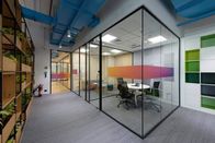 Separações de vidro à prova de som personalizadas do escritório da parede removível
