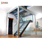 Trilhos de alumínio das escadas de vidro de alumínio dos sistemas da balaustrada ISO9001