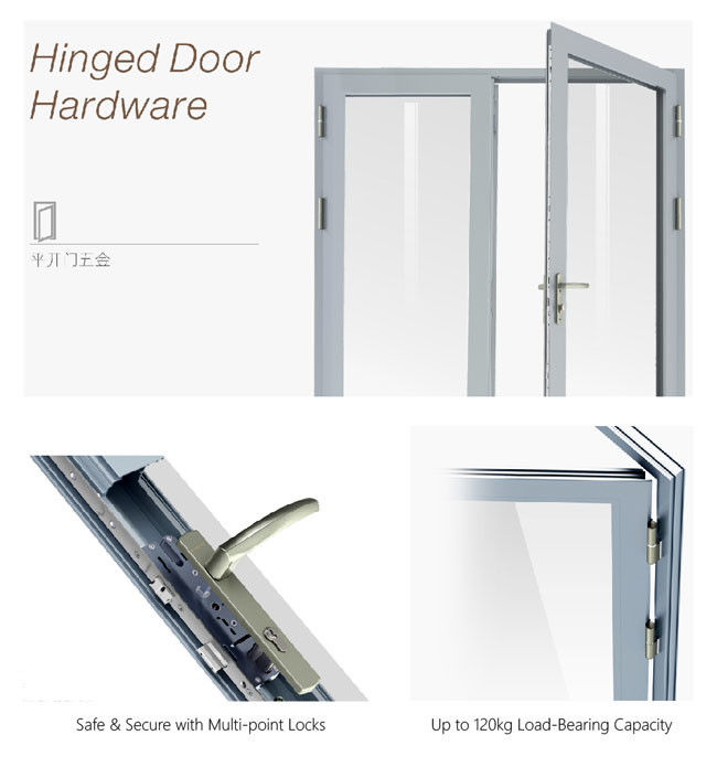 dobradiças de porta de vidro de alumínio, dobradiça de aço inoxidável para a porta de alumínio