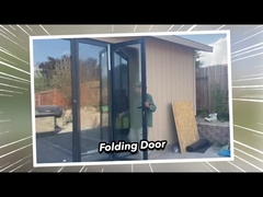 2 mm de alumínio vidrado duplo Premium resistente a intempéries portas de vidro deslizantes 2,1m de altura