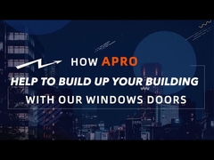 Porta dobrável de alumínio multifuncional revestida em pó personalizada com selante de silicone