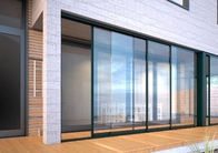 As portas deslizantes de alumínio exteriores personalizadas Harricane do pátio impermeabilizam o vidro de segurança laminado resistente