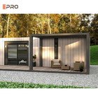 Casa pré-fabricada minúscula de aço Villa modular Fácil de montar Casa moderna Contêiner de luxo
