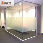 Os divisores feito-à-medida da parede do escritório dividem com tamanho personalizado de vidro moderado