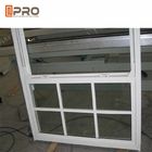 Dobro de alumínio vertical Hung Window For Houses/parte superior de vidro Hung Window