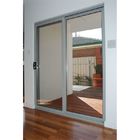 Portas de vidro de deslizamento do quarto decorativo interior e janela de alumínio Eco - perfil de alumínio da porta amigável da corrediça da colagem