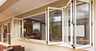 Janela de deslizamento de vidro de alumínio reflexiva/janelas dedobramento porta de alumínio Bifold horizontal da bi-dobra de Windows para