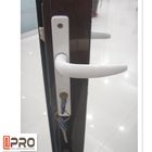 Portas articuladas de alumínio resistentes do grande tamanho/porta DE VIDRO moderada geada do chuveiro da dobradiça da DOBRADIÇA de ASSOALHO da PORTA da porta de vidro