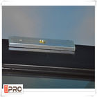 O caixilho de alumínio do único painel do pátio articulou a porta de vidro a PORTA COMPOSTA personalizada da dobradiça de alumínio da porta da cor do perfil