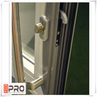 Portas articuladas de alumínio resistentes do grande tamanho/porta DE VIDRO moderada geada do chuveiro da dobradiça da DOBRADIÇA de ASSOALHO da PORTA da porta de vidro
