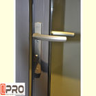 A liga de alumínio decorativa interior articulou as únicas portas internas com as inserções de vidro para o vidro de aço inoxidável dos espaços pequenos