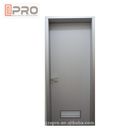O pó preto da cor revestiu a porta articulada de vidro de alumínio para a dobradiça do preto da dobradiça de porta da habitação social para portas bifold