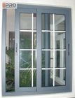 Janela de vidro de alumínio horizontal de deslizamento do quadro com a janela de lado deslizante de alumínio da tela da janela da proteção do inseto