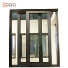 Cor preta Windows deslizante de alumínio com preço de alumínio personalizado tela da janela de deslizamento da janela da proteção do inseto