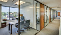 Separações frescas do escritório da parede removível de vidro de alumínio moderna do quadro