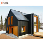 40 pés de casas minúsculas da casa pré-fabricada moderna dobram o vidro ISO9001 da vitrificação