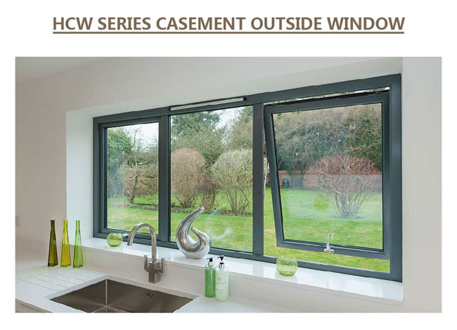 A janela pendurada superior de alumínio do toldo, parte inferior superior da janela do toldo fixou janelas, preços dos toldos da janela