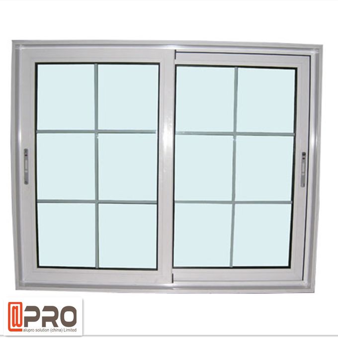 janela de deslizamento de alumínio anodizada, janela de alumínio deslizante vertical, porta de vidro da janela de deslizamento